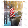 America Forever Leisure Lake House Flag