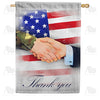 America Forever America Thanks You House Flag