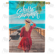 America Forever "Hello Summer, I Missed You!" House Flag