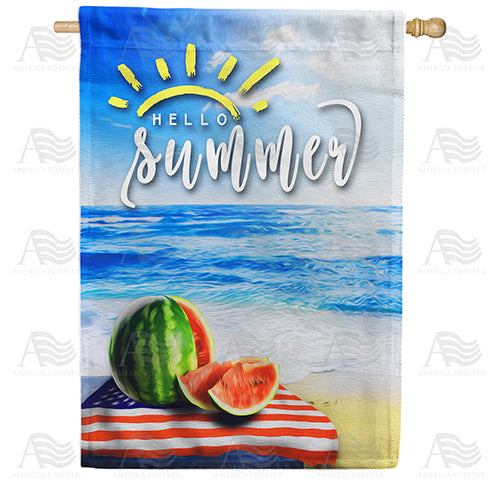 America Forever American Summer Fruit House Flag