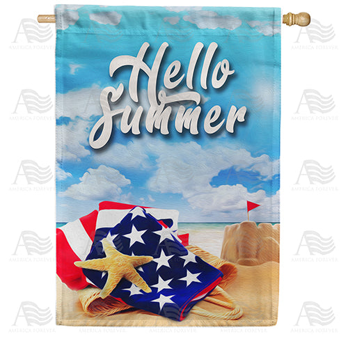 America Forever Beach Playtime House Flag