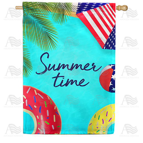 America Forever Pool Floats House Flag