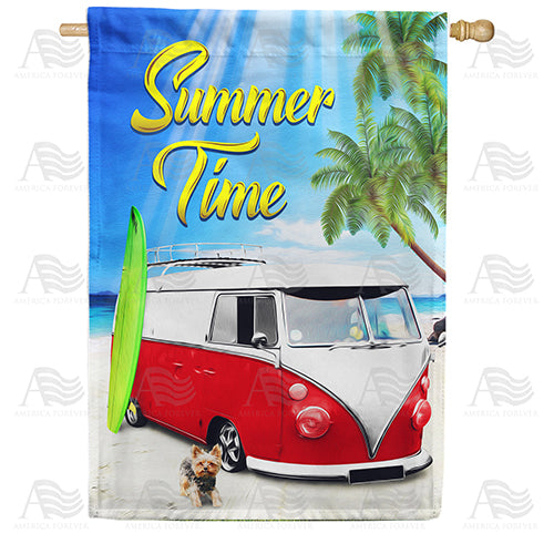 America Forever Beach Cruisin' House Flag