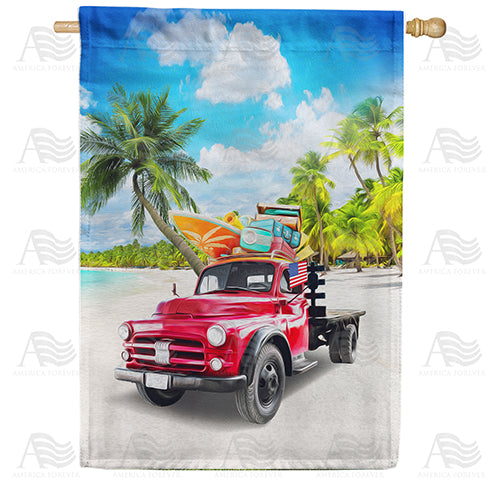 America Forever The Beach Hillbillies House Flag