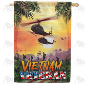 America Forever Vietnam Veteran House Flag