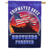America Forever Shipmates Once, Brothers Forever House Flag