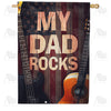 America Forever My Dad Rocks House Flag