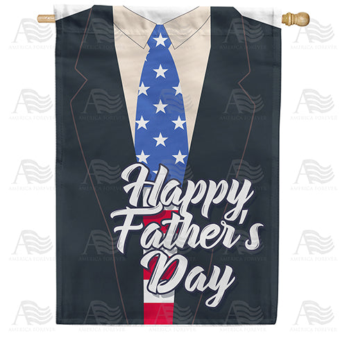 America Forever Patriotic Dad House Flag
