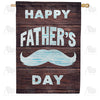 America Forever Father's Day On Wood House Flag