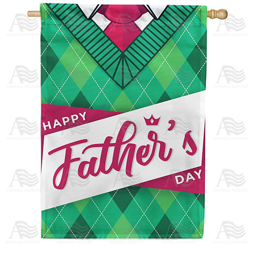 America Forever Dad's Green Cardigan House Flag