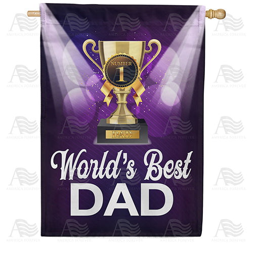 America Forever Trophy Dad House Flag