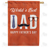America Forever World's Best Dad House Flag