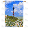 America Forever Patriotic Lighthouse House Flag