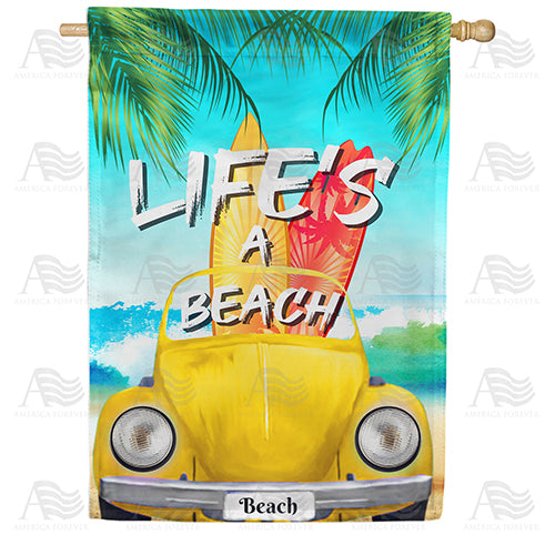 America Forever Beach Buggie House Flag