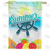 America Forever Summer Citrus House Flag