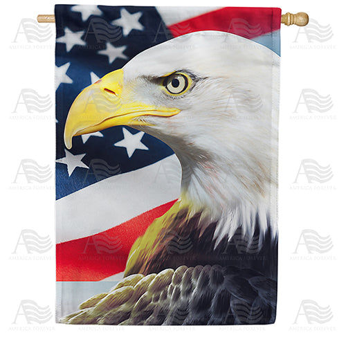 America Forever Eye On The Nation House Flag