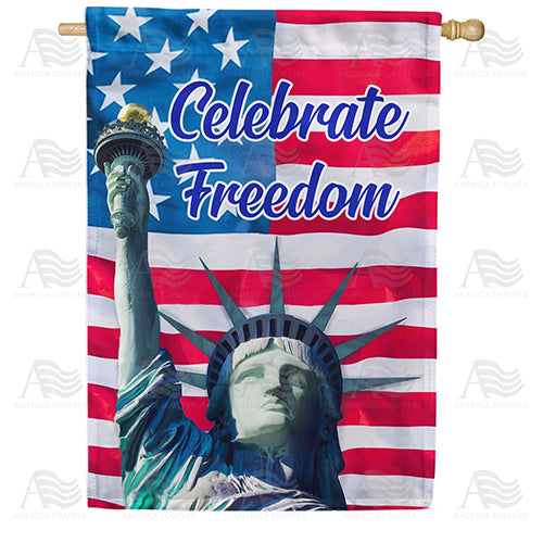 America Forever America - Land Of Freedom House Flag