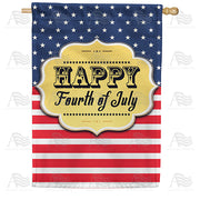 America Forever Stars And Stripes House Flag