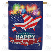 America Forever America's Birthday House Flag