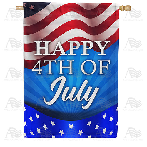 America Forever All American Holiday House Flag