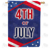 America Forever 4th Of July House Flag