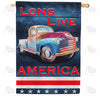 America Forever Long Live America House Flag