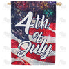 America Forever 4th Of July Fireworks House Flag