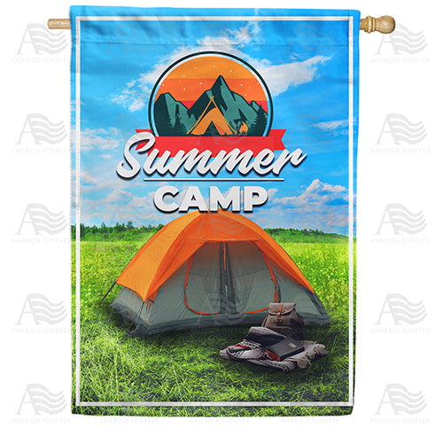 America Forever Summer Camping House Flag