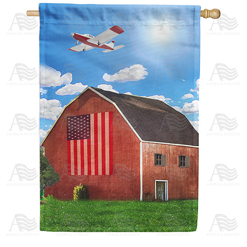 America Forever O Beautiful For Spacious Skies House Flag