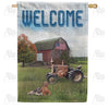 America Forever Welcome to The Country House Flag