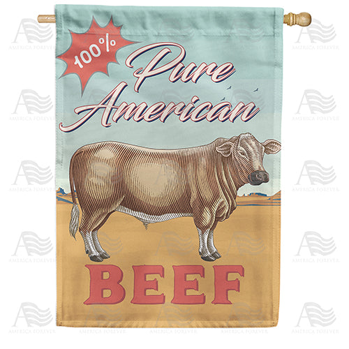 America Forever American Beef House Flag