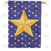 America Forever Speckled Star House Flag