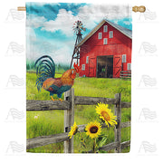 America Forever Morning at the Barn House Flag