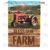 America Forever Bless our Farm - Tractor House Flag
