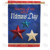 America Forever Honor Our Veterans House Flag
