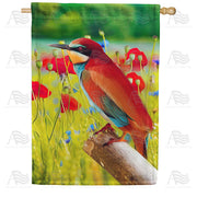 America Forever Colorful Bee-eater House Flag