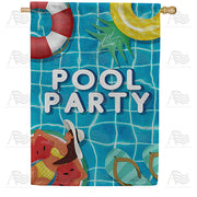 America Forever Pool Party House Flag