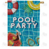 America Forever Pool Party House Flag