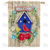 America Forever American Avian Wreath House Flag