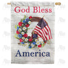 America Forever American Prayer Wreath House Flag
