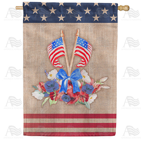 America Forever Old Glory Stars & Stripes House Flag
