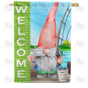 America Forever Be Back Later, Gnome Fishing House Flag