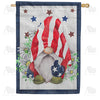 America Forever Flag Draped Gnome House Flag