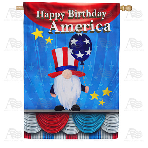 America Forever Politician Gnome House Flag