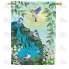 America Forever Bluebird Fountain House Flag