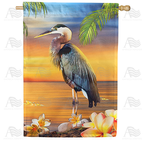 America Forever Heron Horizon House Flag