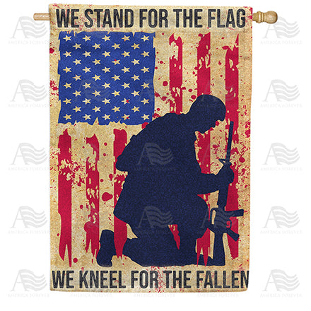 America Forever Respect For The Flag & The Fallen House Flag