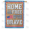 America Forever Freedom Sign House Flag