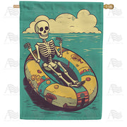 America Forever Bone Voyage House Flag