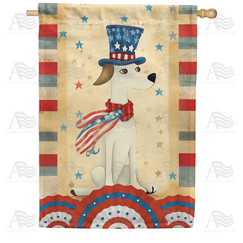 America Forever American Canine Hero House Flag